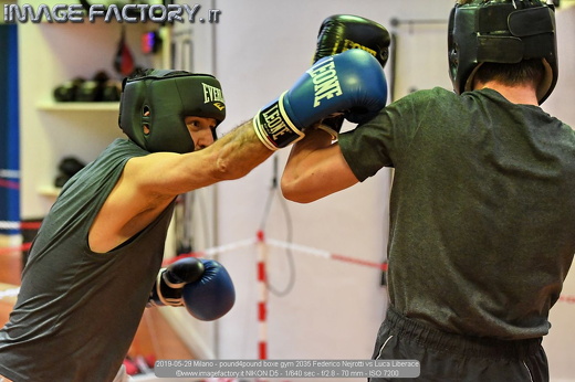 2019-05-29 Milano - pound4pound boxe gym 2035 Federico Nejrotti vs Luca Liberace